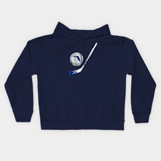 NHL - FL Blue and White Stick and Puck Kids Hoodie